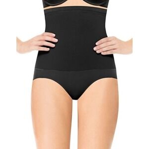 NWT ASSETS Red Hot Label Spanx FS4115 Flat Out Flawless Hi Waist L Brief 87086